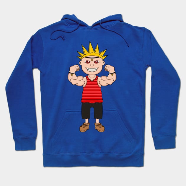 Calvin and Hobbes Strong Hoodie by ryroxtoons